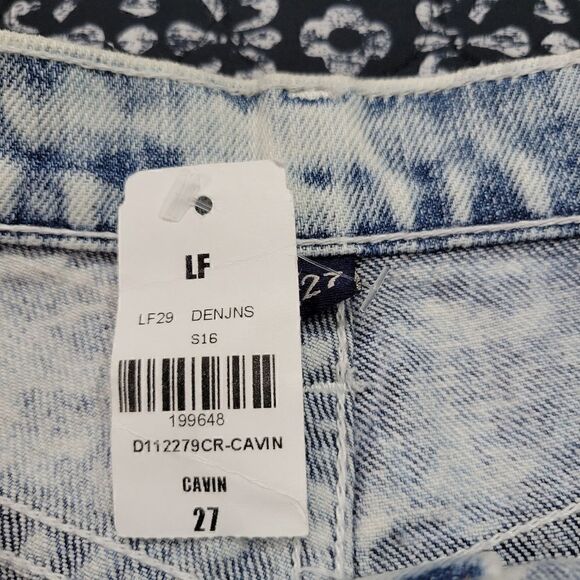 Carmar Cavin crochet Lace Fray Hem Crop Jeans - Picture 10 of 12